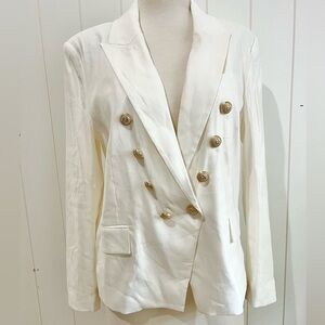 Generation Love NWT  Delilah Linen Blazer Size XL White